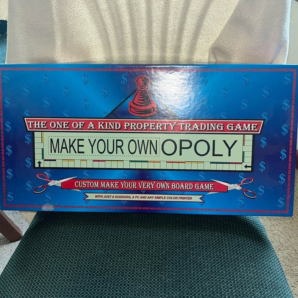 Customized “Make Your Own Monopoly Board Game**✨✨✨